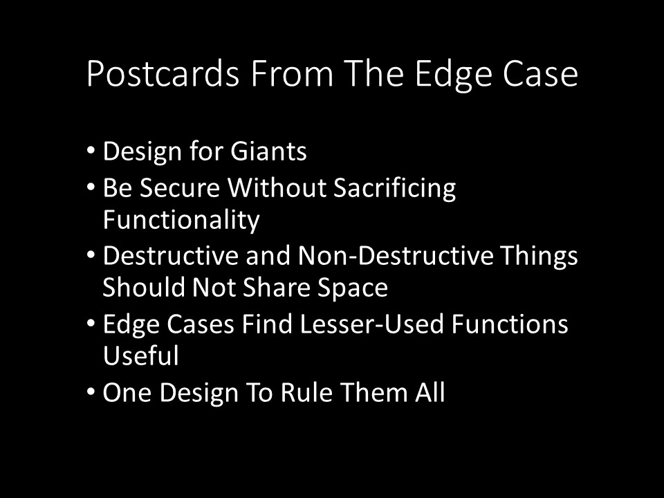 Postcards From The Edge Case - Summary